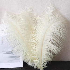 100/lot One color Ostrich feathers for wedding centerpiece DIY Hat Milliery