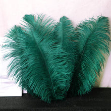 Load image into Gallery viewer, 100/lot One color Ostrich feathers for wedding centerpiece DIY Hat Milliery
