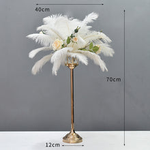 Load image into Gallery viewer, white ostrich feather for wedding centerpiece
