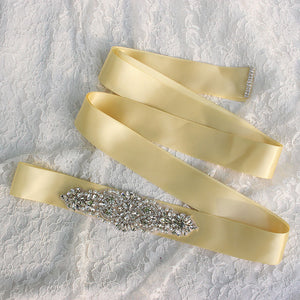 Wedding Belt, Bridal Belt Sash, Rhinestone Belt, Wedding Dress Belt , Crystal Bridal Belt, Bridal Belt Clasp - Dancefeather