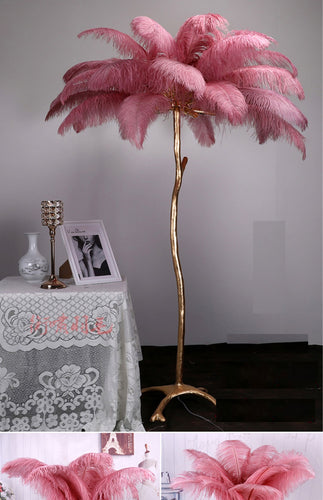 100 Dusky Rose Ostrich feathers for wedding centerpiece - Dancefeather