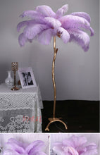 Load image into Gallery viewer, 100 Lavender Ostrich feathers for wedding centerpiece - Dancefeather
