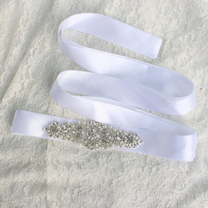 Wedding Belt, Bridal Belt Sash, Rhinestone Belt, Wedding Dress Belt , Crystal Bridal Belt, Bridal Belt Clasp - Dancefeather