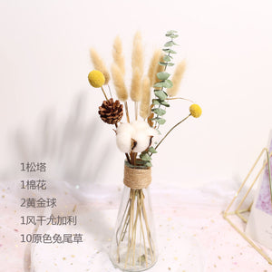 14inch dried bouquet ，dried flowers bouquet，handmade flower arrangement，home decor - Dancefeather