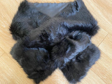 Load image into Gallery viewer, 12x65inch Black Wedding Bridal Faux Fur Stole Wrap Shawl Cape - Dancefeather
