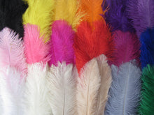 Load image into Gallery viewer, 50 White &amp; 50Yellow  Ostrich feathers for wedding centerpiece - Dancefeather

