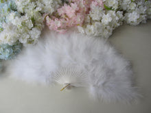 Load image into Gallery viewer, 50x30cm wedding bridal bouquet  Feather Fan Burlesque Dance feather fan Bridal Bouquet
