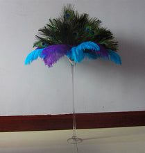 Load image into Gallery viewer, 100 10-12inch Peacock Feathers for wedding centerpiece - Dancefeather

