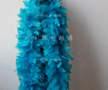 Load image into Gallery viewer, 160g Large 2Yards Turkey Marabou feather Boa Dance Chand white black red orange turquoise green yellow - Dancefeather
