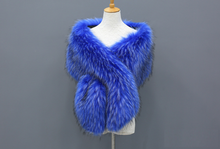 Load image into Gallery viewer, bridal wedding faux fur wrap shawl stole shrug 
